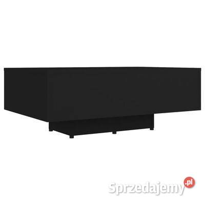 Stolik kawowy czarny 85x55x31 materiał Warszawa