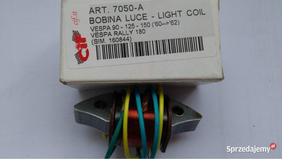 CEWKA ŚWIETLNA PIAGGIO VESPA 90 125 150 RALLY