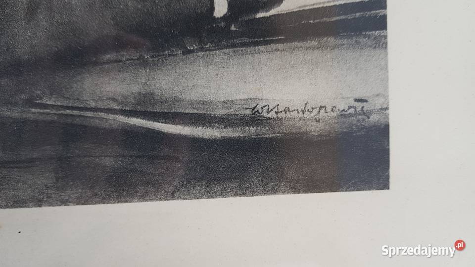 Stara grafika Paderewski i Dmowski Traktat Antyki, Sztuka, Kolekcje Dąbrowa Górnicza
