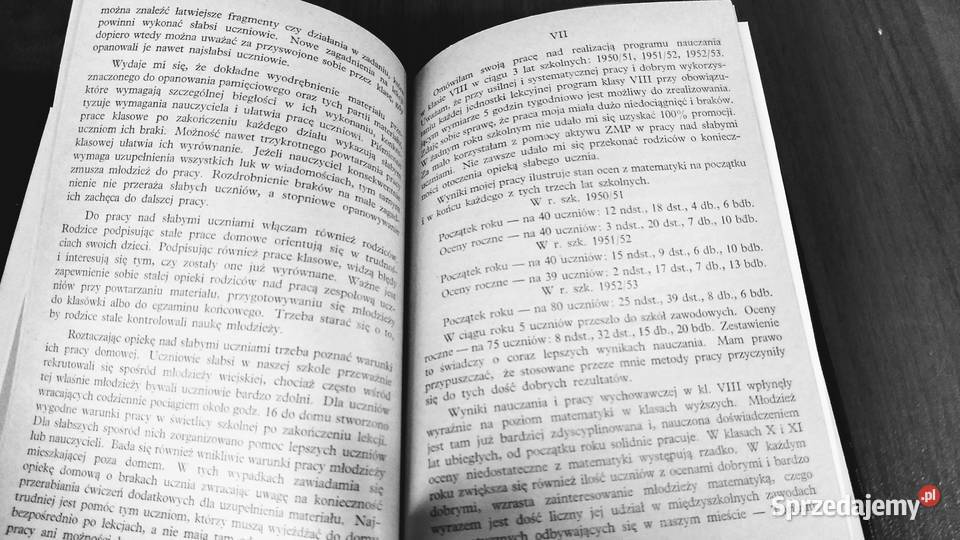 Z doświadczeń nauczycieli matematyki odczyty sprzedam