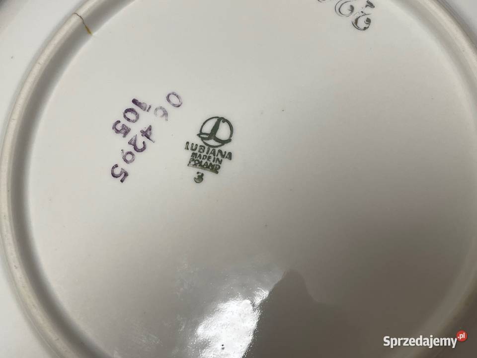 PRL stare talerze głęboki talerz Książ Kołobrzeg