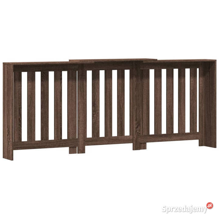Osłona na grzejnik brązowy dąb 205x215x835