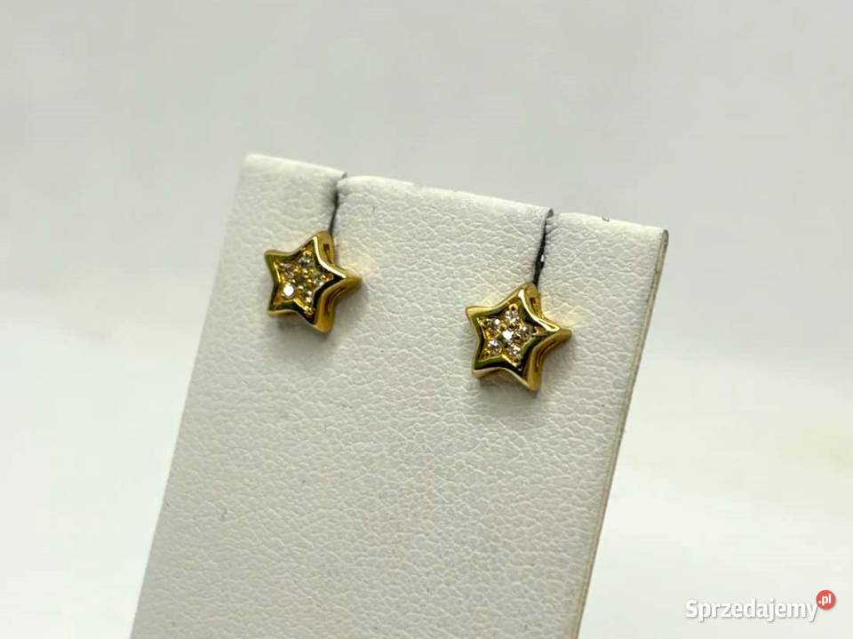 Nowe Złote Kolczyki pr 585 093g Elbląg