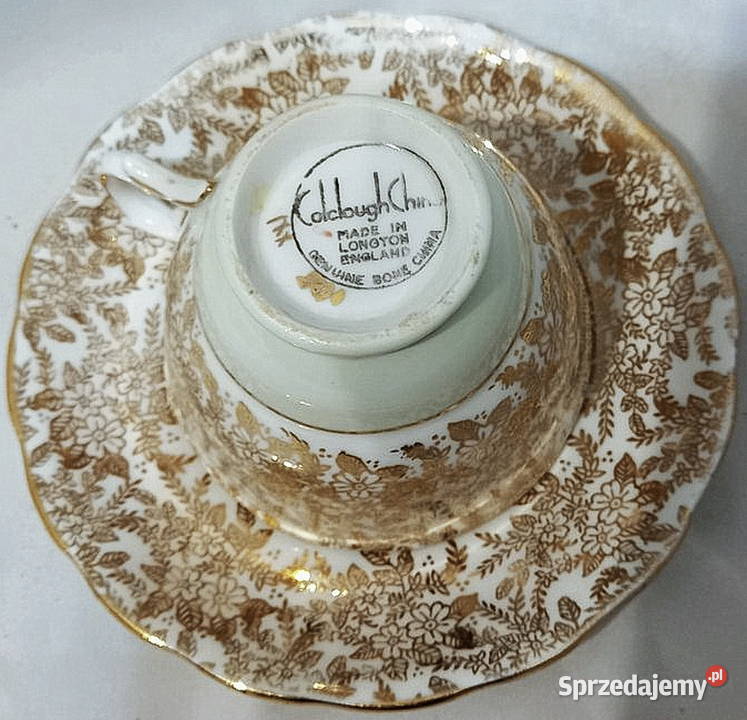 Filiżanka porcelanowa z talerzykiem mazowieckie Radom