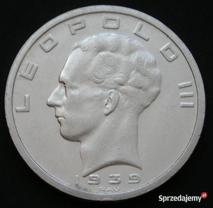 BELGIA 50 FRANKÓW 1939 KRÓL LEOPOLD III SREBRO sprzedam