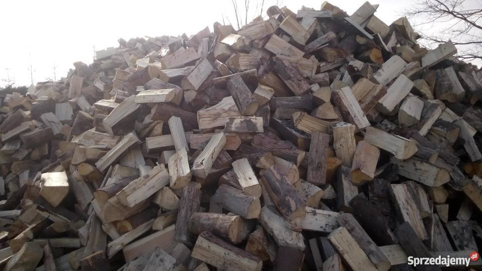 Drewno Kominkowe Opałowe SOSNOWE sosna połupana