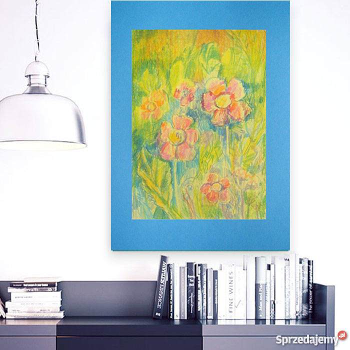 ładny obrazek z łąkąrysunek z kwiatamiłąka Katowice