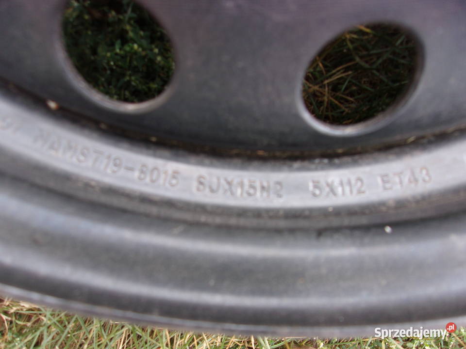 Felgi stalowe 15 VW Skoda Seat 5x112 ET 43 Ostrowiec Świętokrzyski
