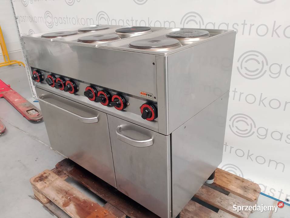 Kuchnia elektryczna 6pal z piekarnikiem Redfox Gastronomia Wrocław