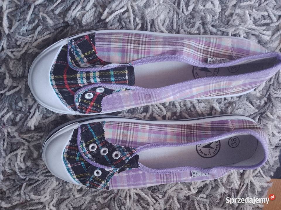 Tenisówki trampki wsuwane Obuwie sportowe