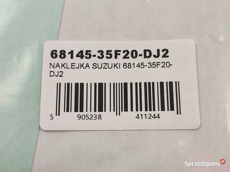 NAKLEJKA 750 NA ZADUPEK LEWA STR SUZUKI GSXR750