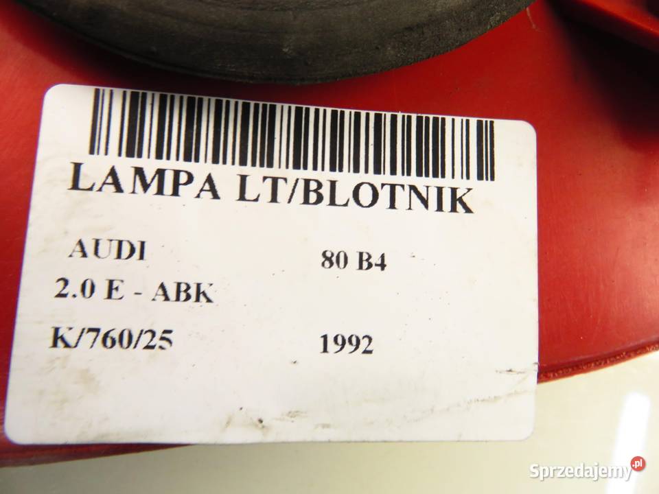 LAMPA LEWA TYLNA AUDI 80 B4 8A0945095D Lampy tylne sprzedam