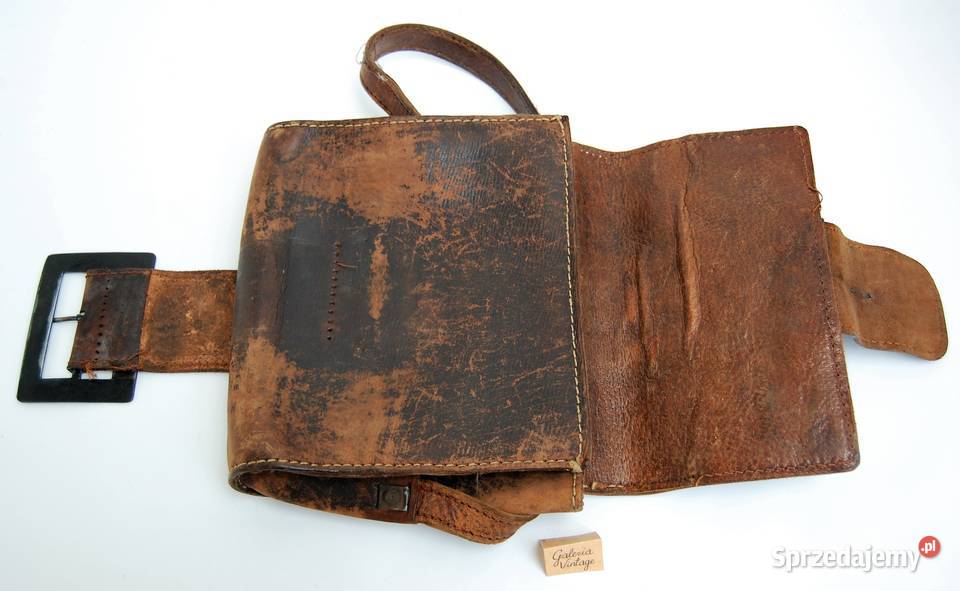 Torba skórzana do ręki vintage lata 70 kuta Lublin