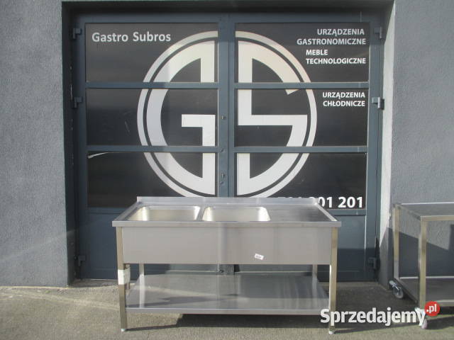 Nowy Zlew Gastronomiczny 2 Komorowy Z Półką Ostrów Wielkopolski