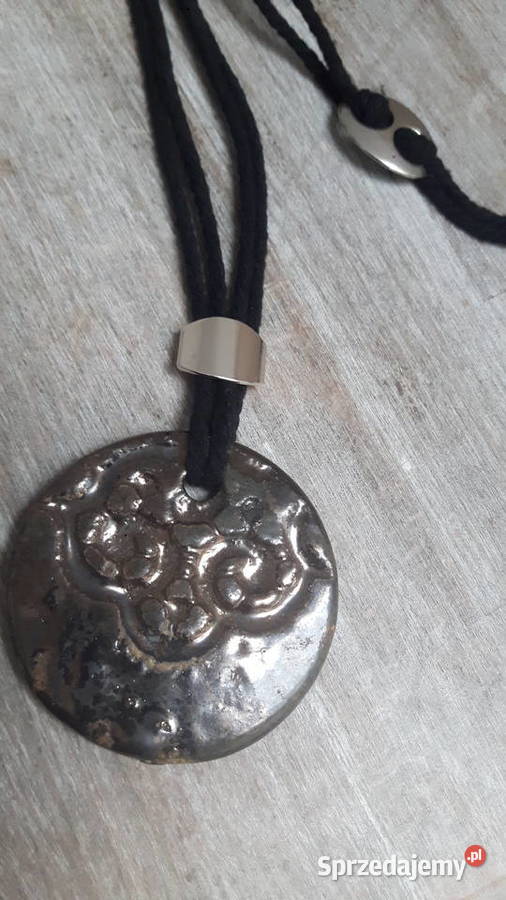 Naszyjnik ceramiczny ręcznie wykonany Otwock