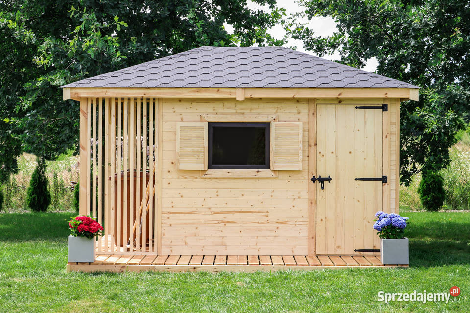 Domek narzędziowy 3x3 Drewutnia Altana Delicato Łódź