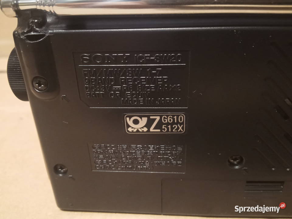 SONY ICFSW20 wielkopolskie Poznań