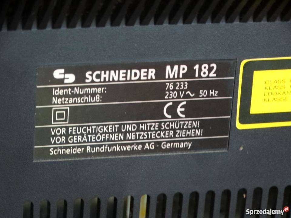 Wieża Schneider mocna AUX WYSYŁKA podkarpackie