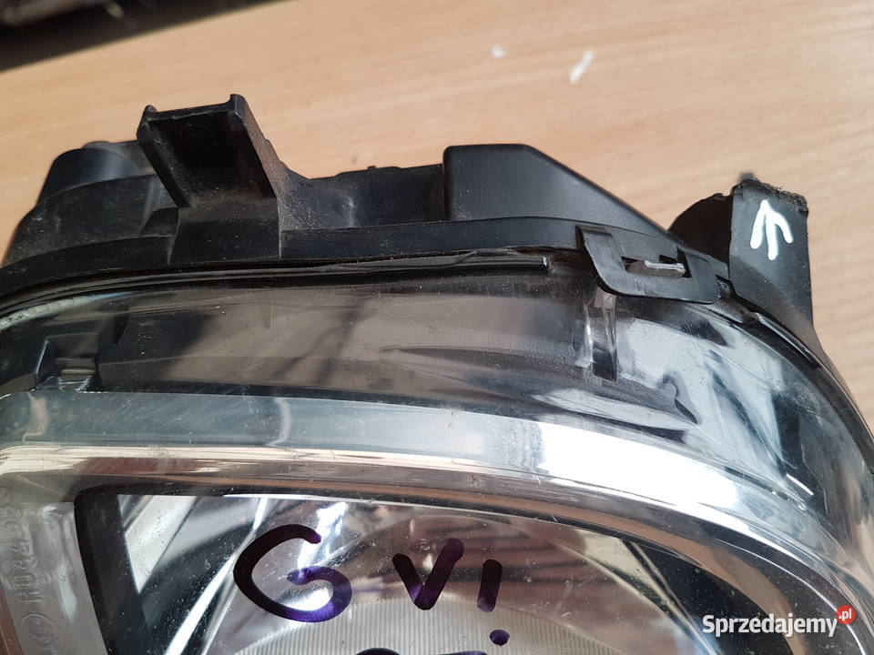 VW GOLF VI GTI HALOGEN LEWY SZKLO HALOGENU