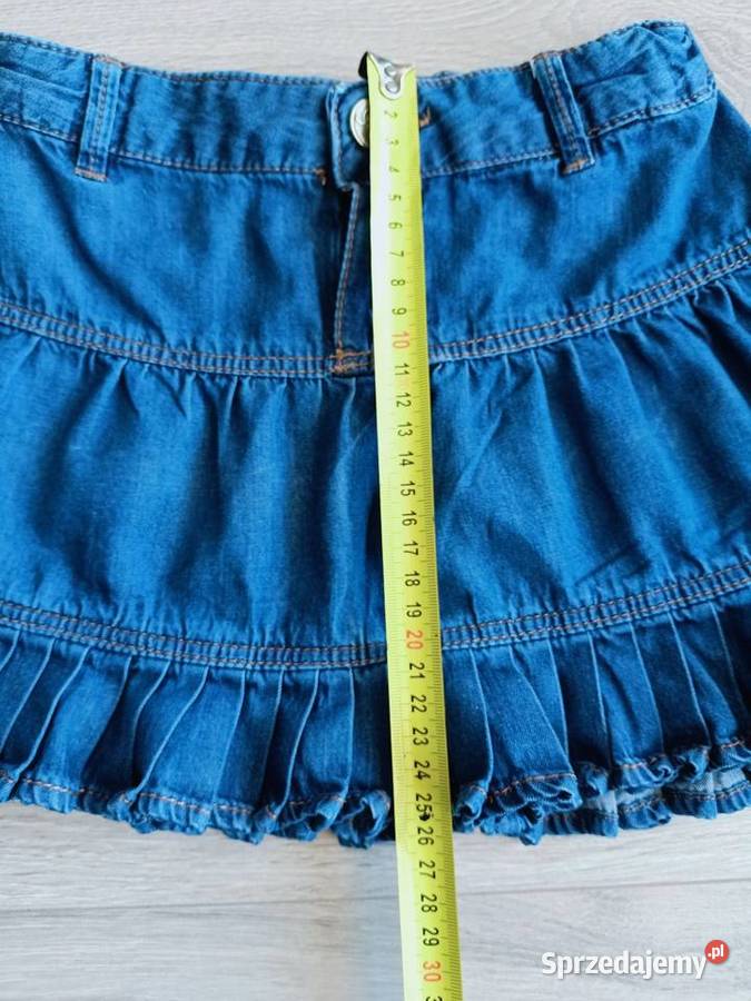 Spódniczka dziewczęca jeansowa granatowa 118 dziewczynka Płock