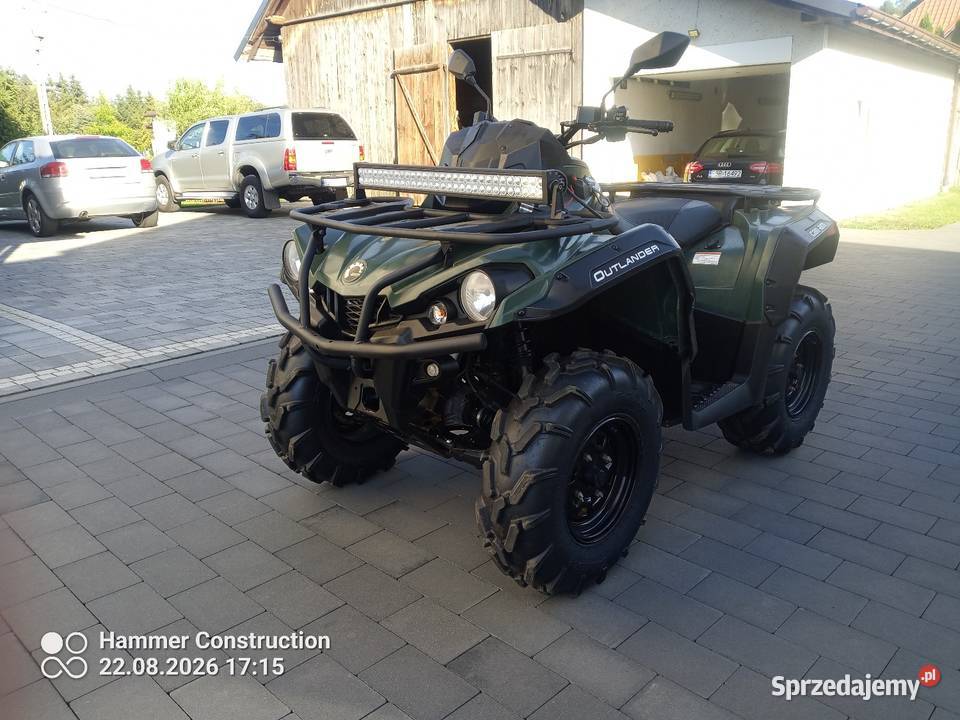 Can am Outlander 650 4x4 Idealny Stan 2023 Brzozów sprzedam
