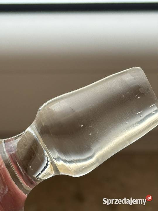 Korek ze szkła bezbarwnego do karafki Mielec