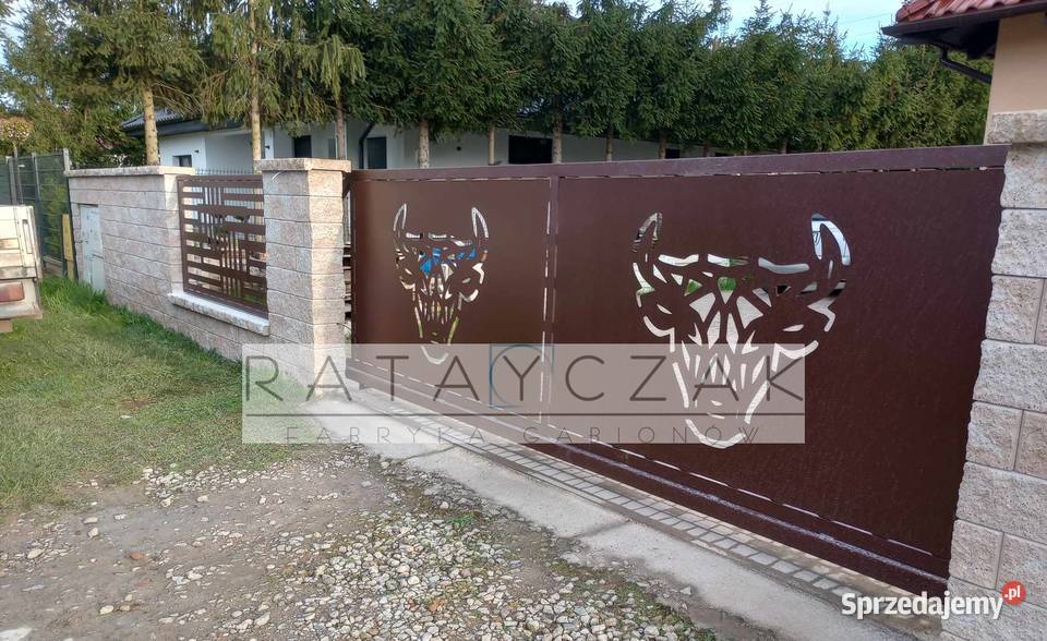 BRAMA ŁAMANA WYCINANA PLAZMĄ CNC Żnin