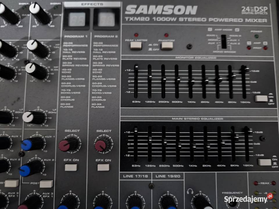 POWERMIKSER SAMSON TXM20KOLUMNY JRX125USA 2X500W