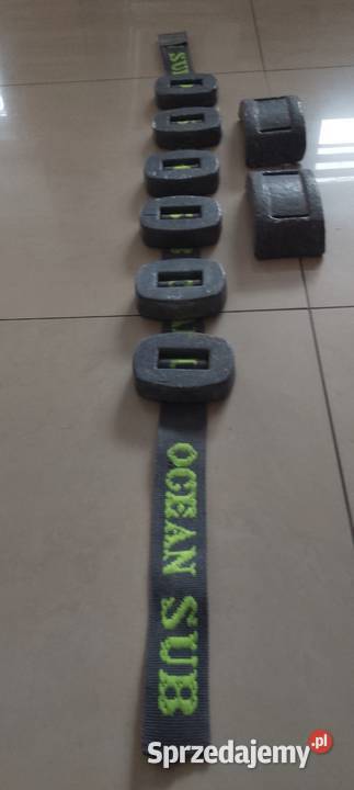 Pas nurkowy z obciaznikami