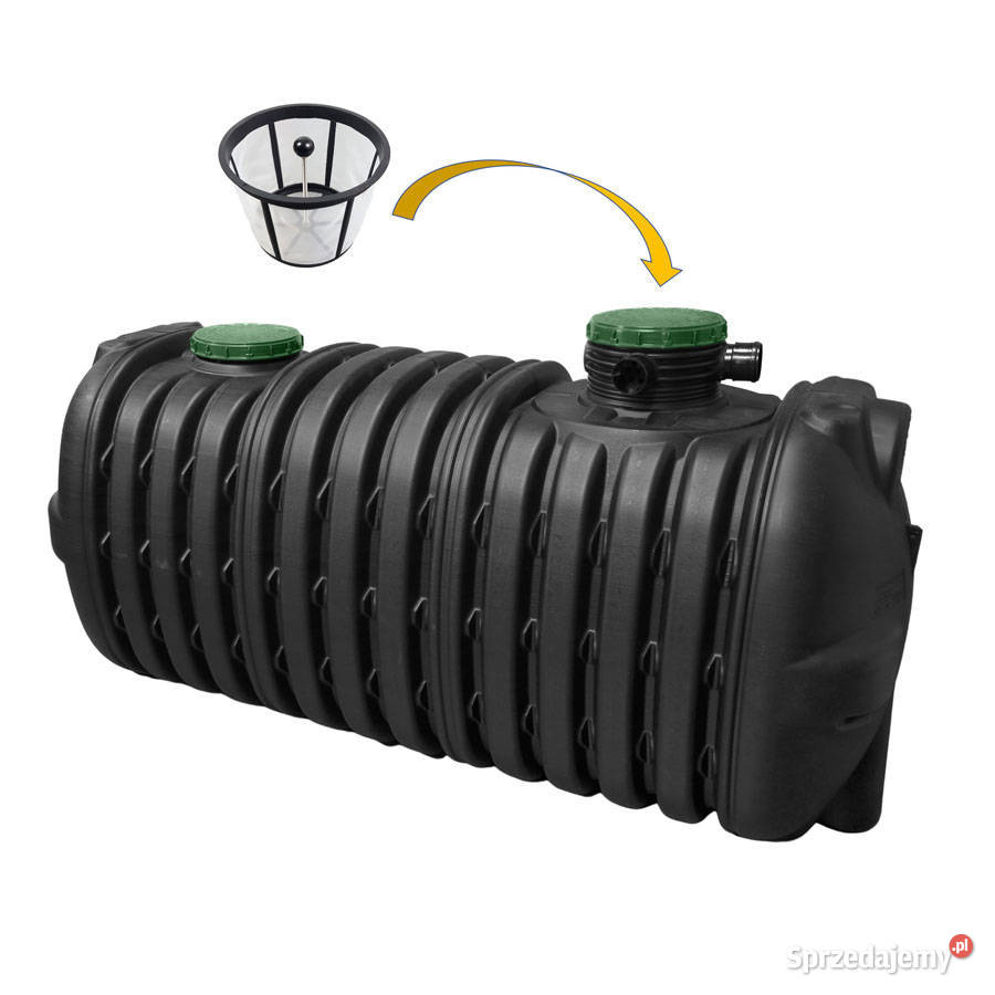 ZBIORNIK NA DESZCZÓWKE 4000L z filtrem AB Water Bielawa