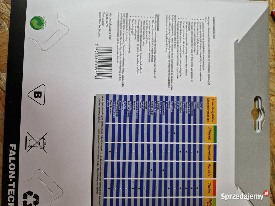 TARCZA DIAMENTOWA DO CIĘCIA GRANITU 230x222 Głogowa