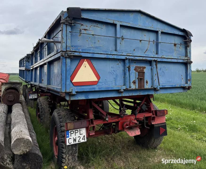 Przyczepa wywrotka 3 stronny wywrot D55 Pleszew
