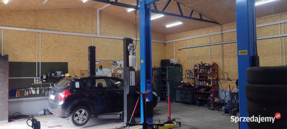 wynajem zaraz hala mechanika wulkanizacja gotowe od ulicy Podłęże