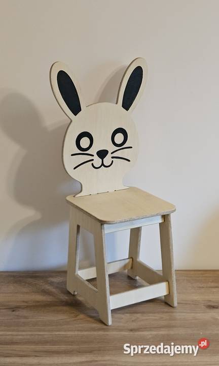 Drewniane krzesełko dziecka HANDMADE MONTESSORI