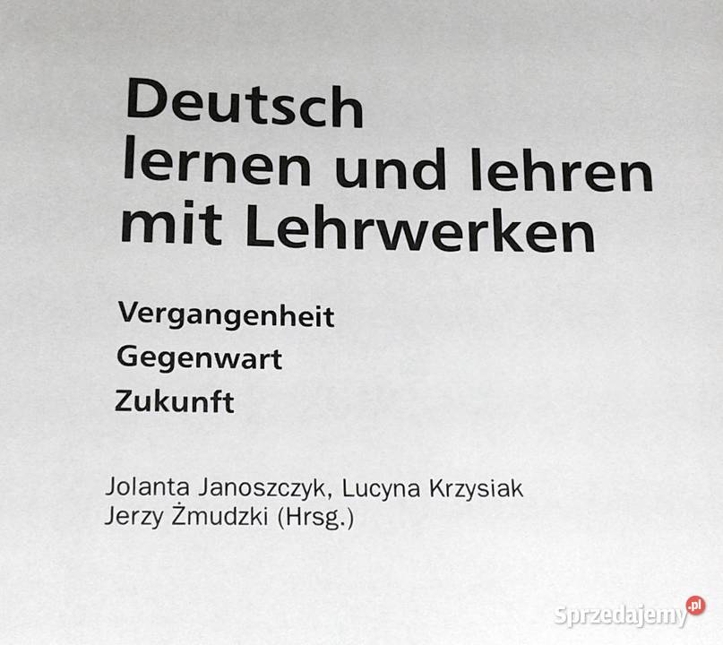 Deutsch lernen und lehren mit Lehrwerken UMCS miękka Chełm sprzedam