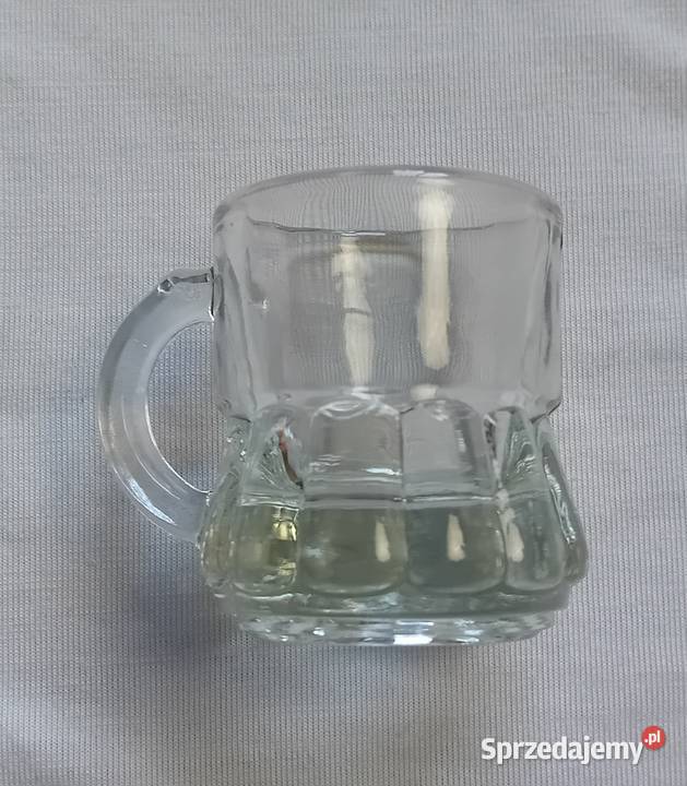 Kieliszki z uszkiem do sznapsa Vintage Koźminek sprzedam