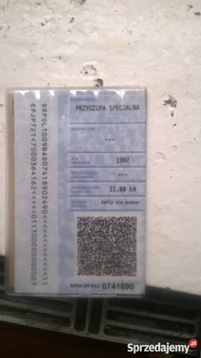 Przyczepka samochodowa DOWÓD Rychtal