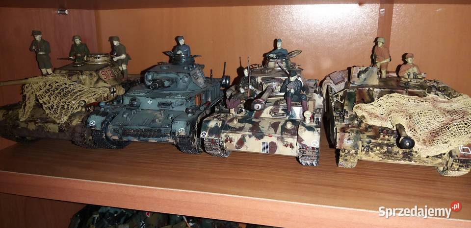 modele czołgów skala 135 sklejone i pomalowane