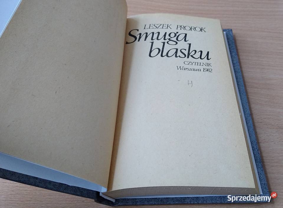 Smuga blasku Leszek Prorok Gdańsk sprzedam