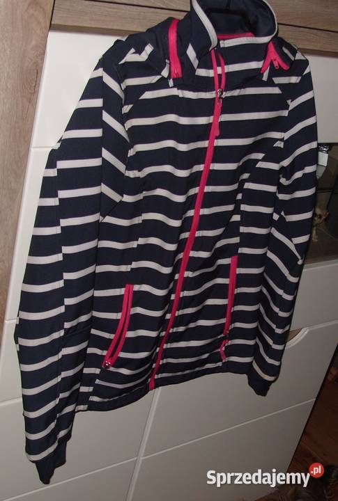 Kurtka softshell w paseczki JANINA odpinany