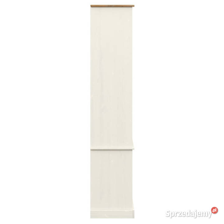 Witryna VIGO biała 85x35x170 lite drewno sosnowe Warszawa