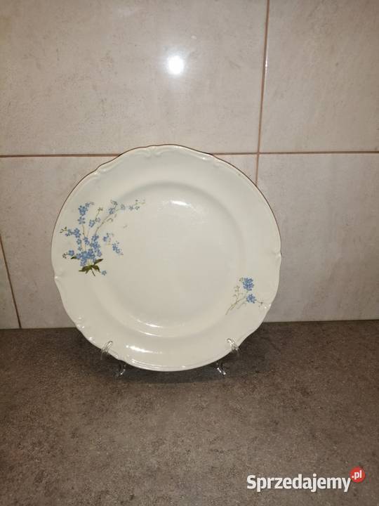 Duży talerz patera Tułowice Porcelana i szkło śląskie