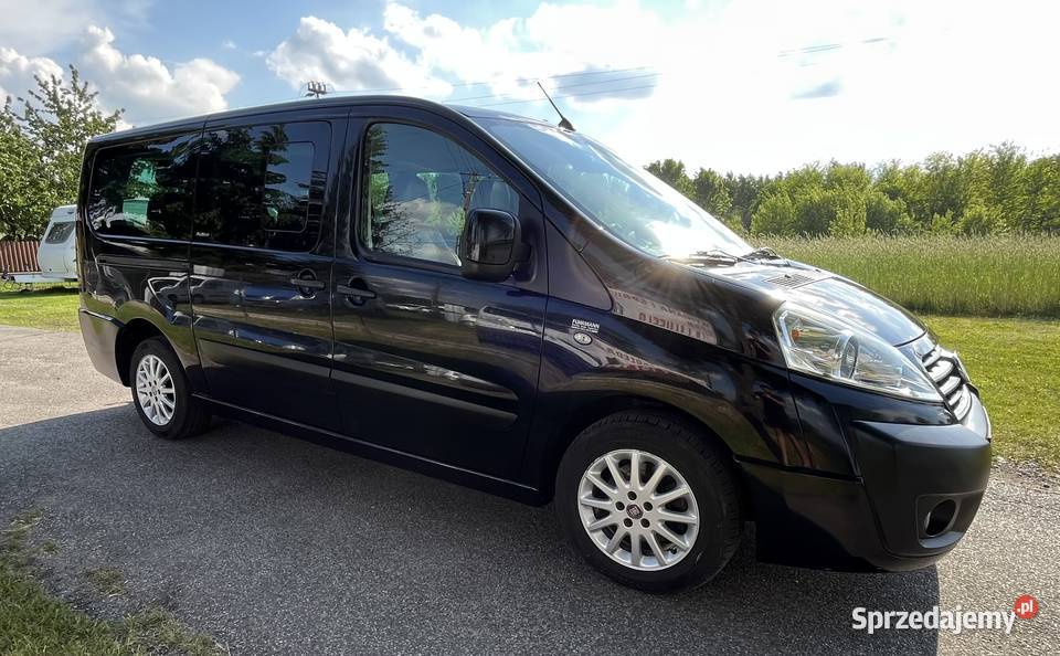 Fiat Scudo Long 2011 9 osobowy 165 Skóra Klima Scudo Poddębice sprzedam