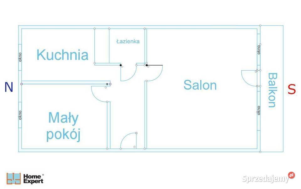 2pok 45met Widok PEŁEN ROZKŁADBALKON Wrocław sprzedam