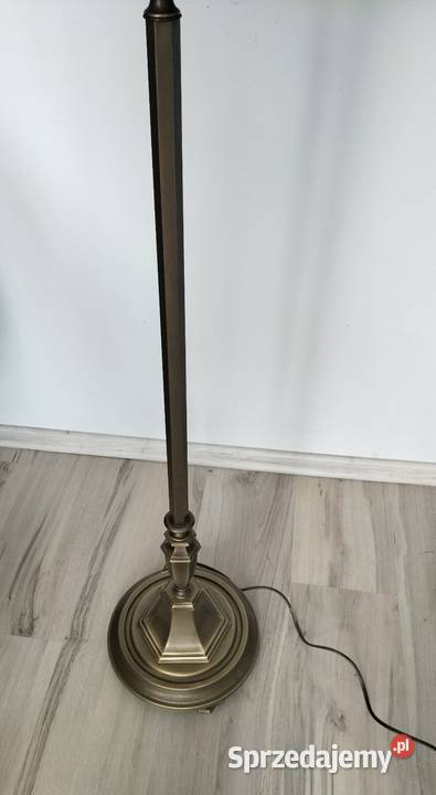 Mosiężna lampa podłogowa Legnica sprzedam