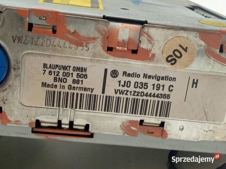 RADIONAWIGACJA 1J0035191C VW Volkswagen Passat V