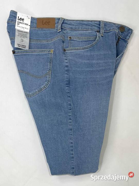 Spodnie damskie jeansy Lee Scarlett High Grey