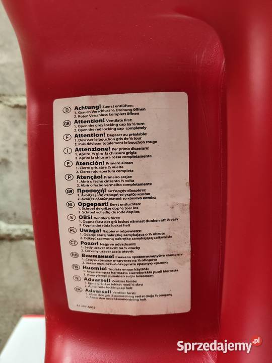 pressol kanister 5L z elastycznym lejkiem na lubelskie Lublin