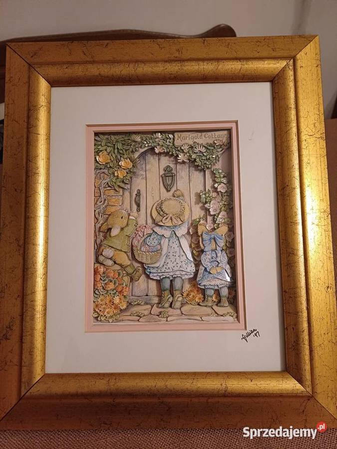 Obraz 3D Vintage Marigold Cottage Gdynia