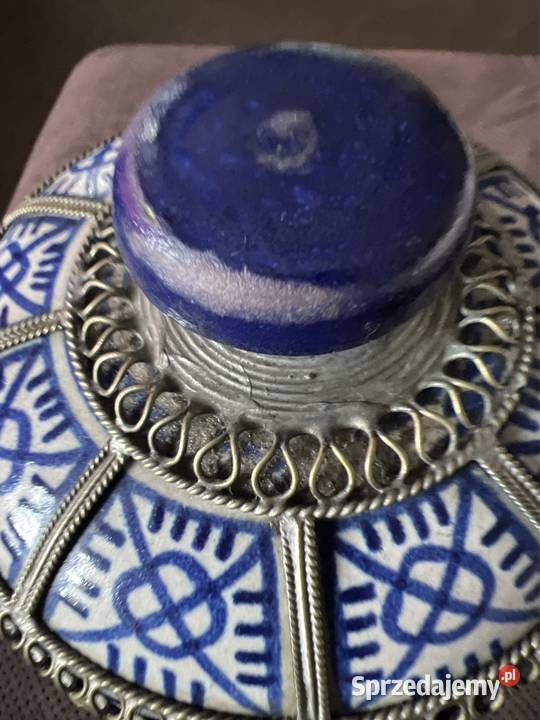 Bomboniera sygnowana porcelana ceramika antyk Zabrze